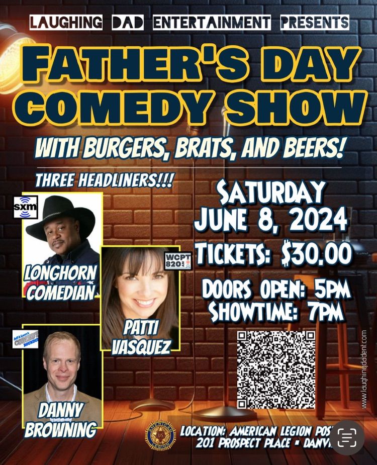 Early Father\u2019s Day Burgers-Brats-Beers & Comedy Show