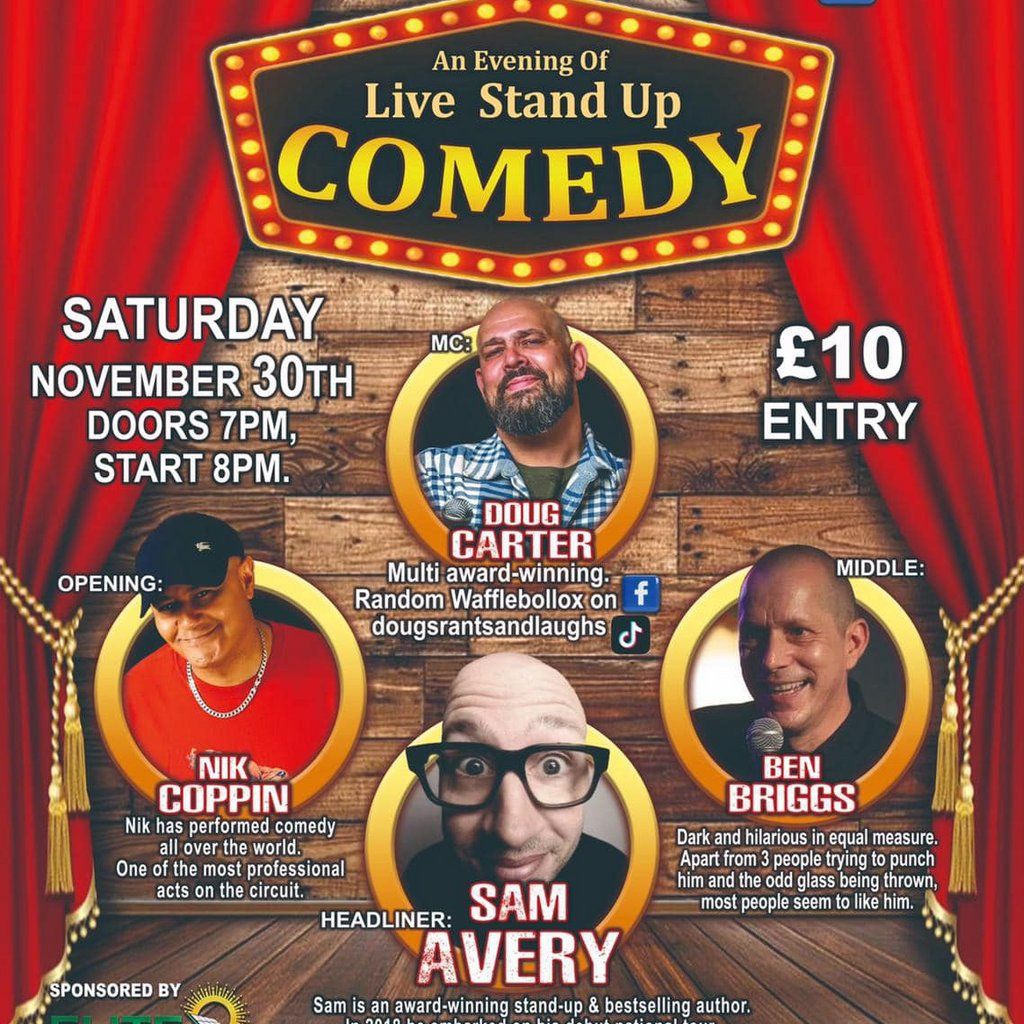 An Evening of Live Stand Up Comedy with Dougy Carter and Friends