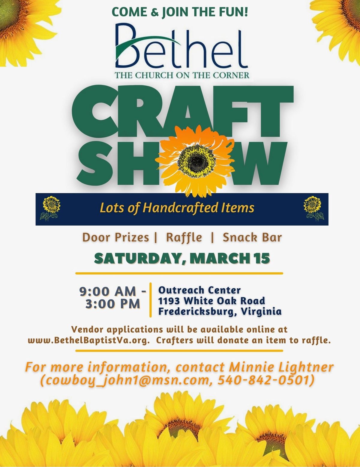 5th Annual Spring Craft Show