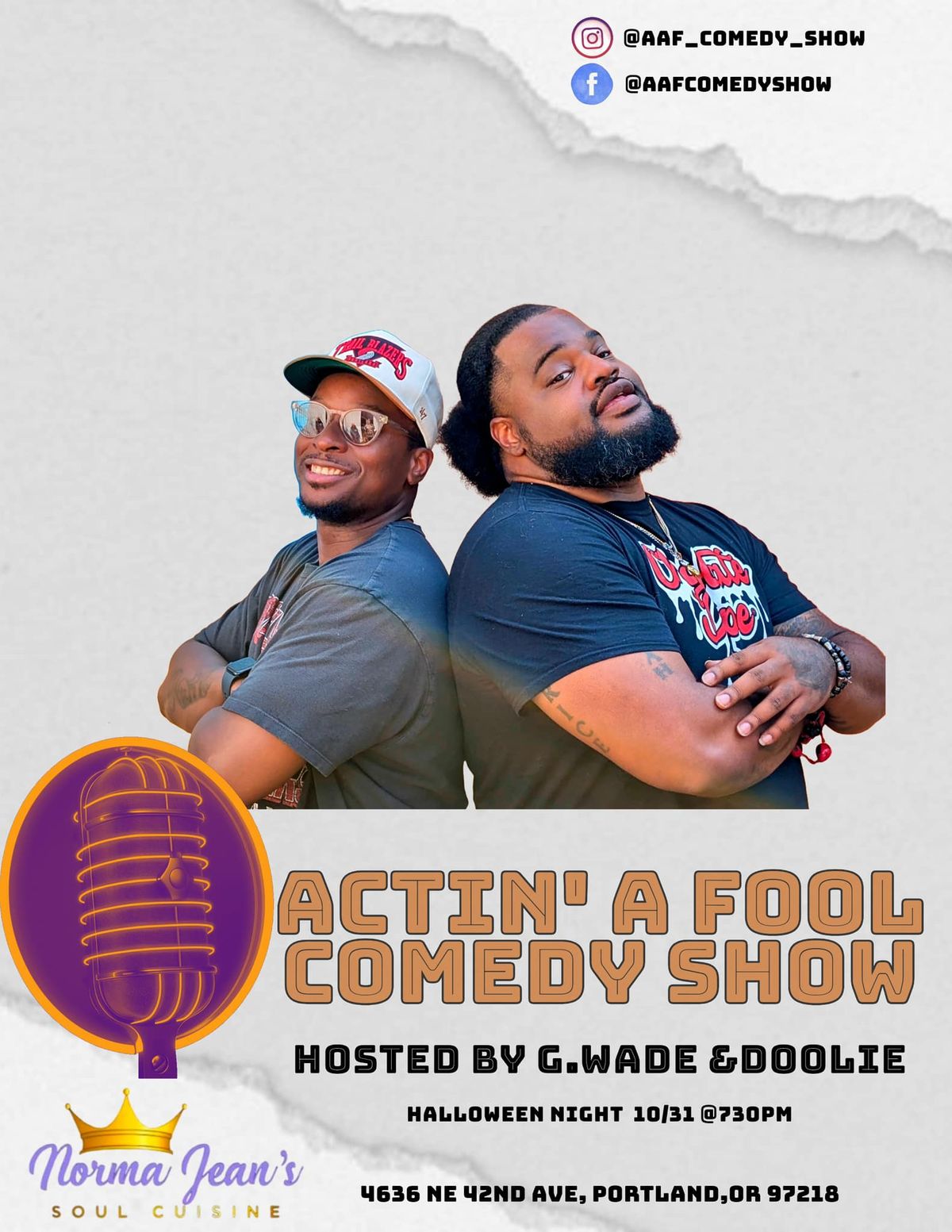 Actin\u2019 A Fool Comedy Show