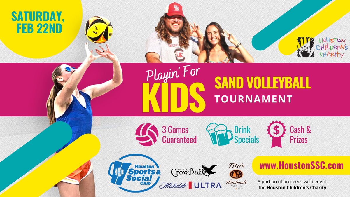 Playin' For Kids Sand Volleyball Tournament