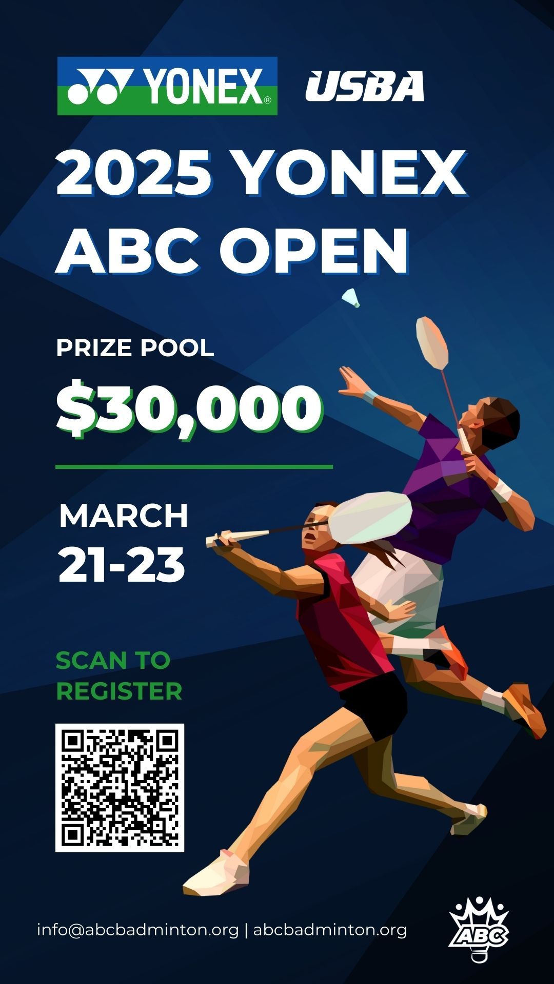 2025 ABC Open $30,000 Prize Purse