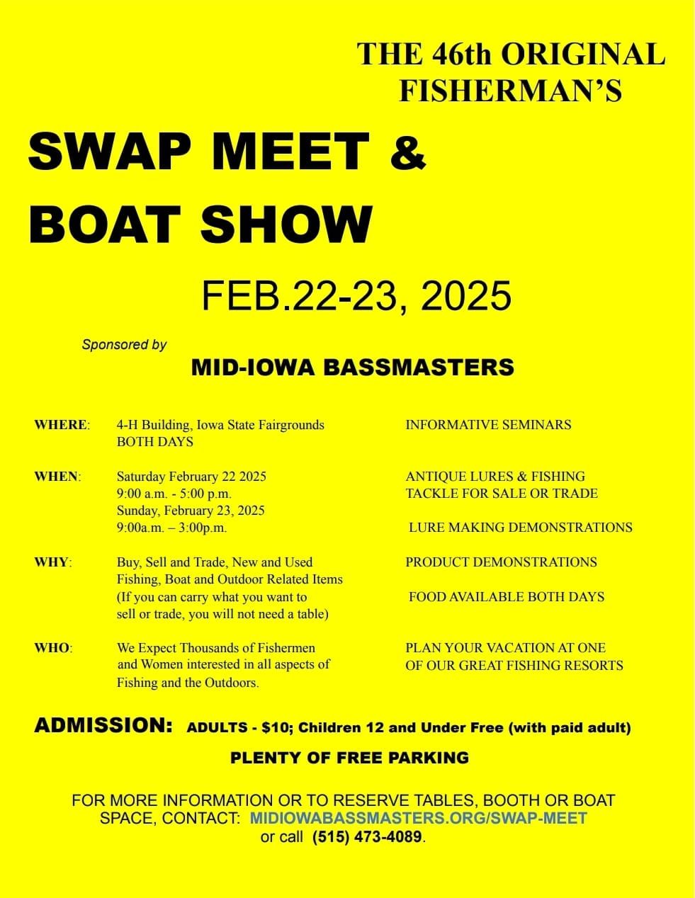 The 46th Original Fisherman's Swap Meet and Boat Show