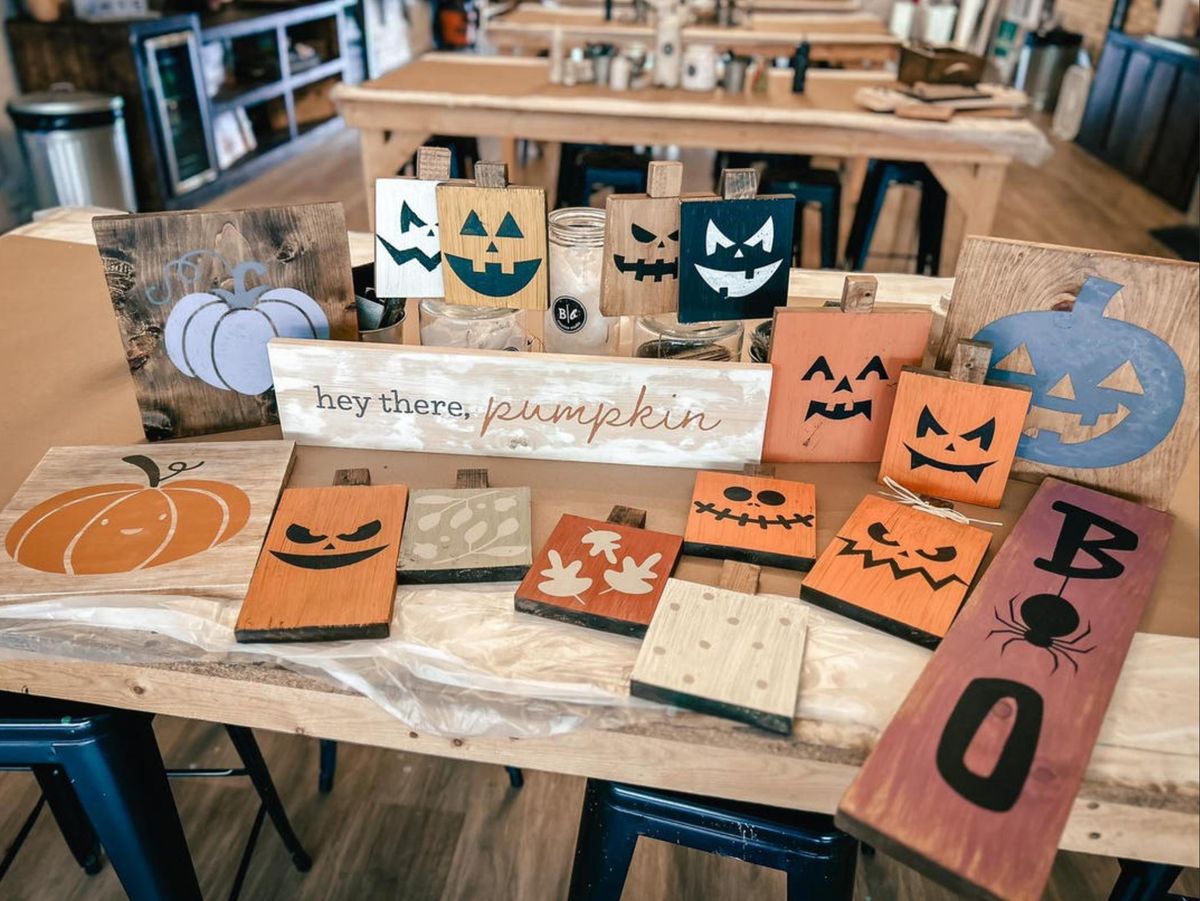 WALK IN PUMPKIN ANNUAL PUMKIN PATCH! $15 FOR A TRIO OF PUMPKINS! DIY MAKE & TAKE WORKSHOP! ALL AGES!