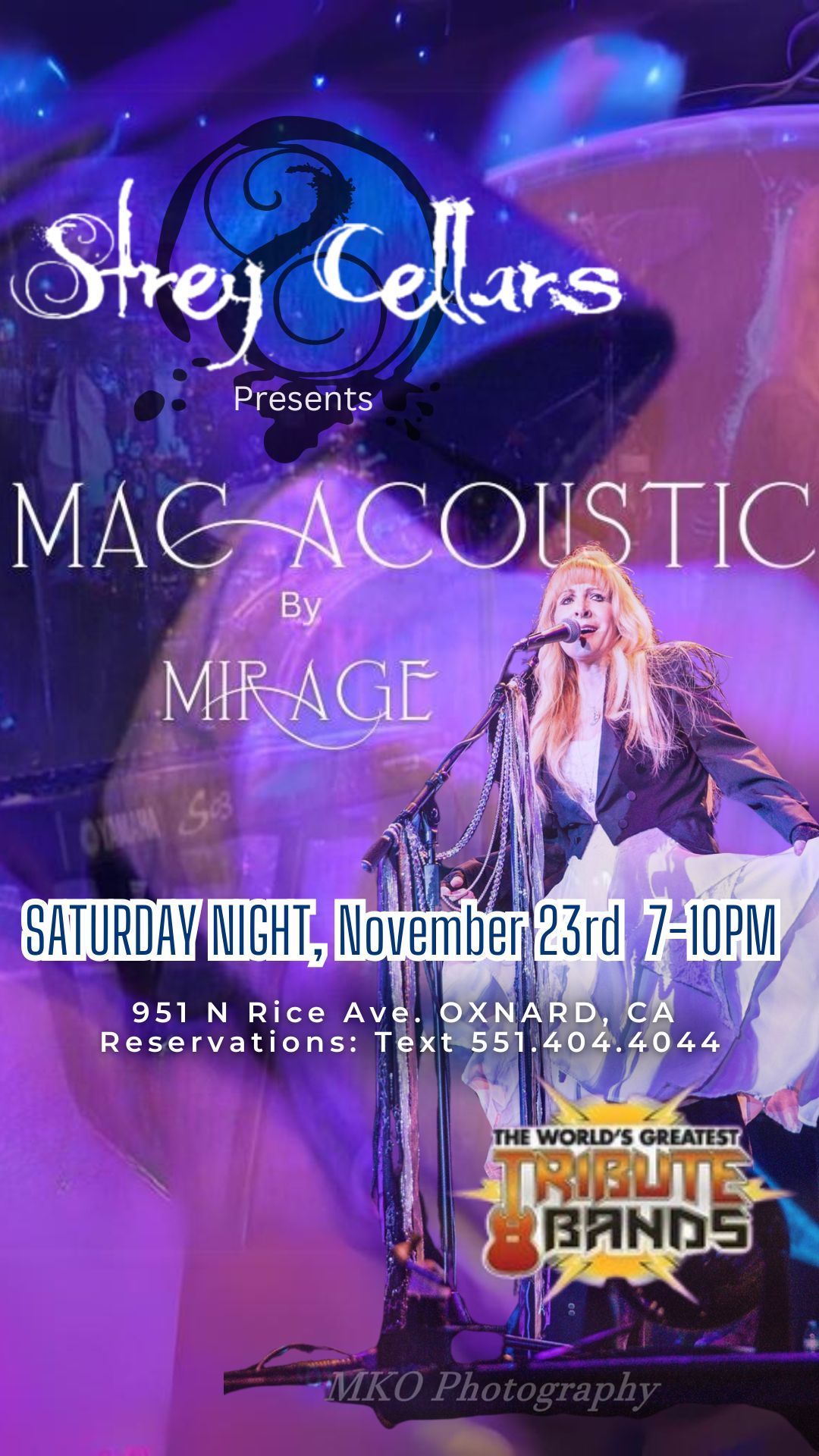 MAC ACOUSTIC - an evening of unplugged and all acoustic Fleetwood Mac and Stevie Nicks classics