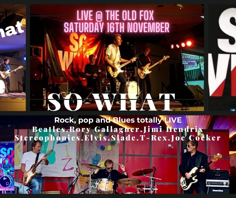 Live @ The Old Fox. Gateshead (near Felling station)