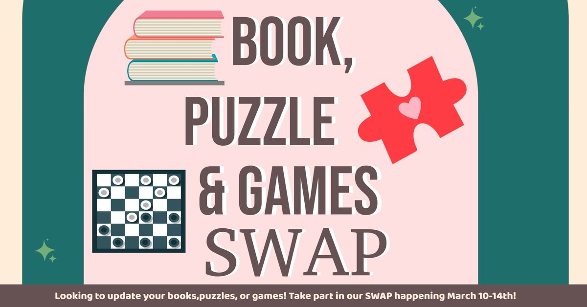 Book, Puzzle & Games Swap