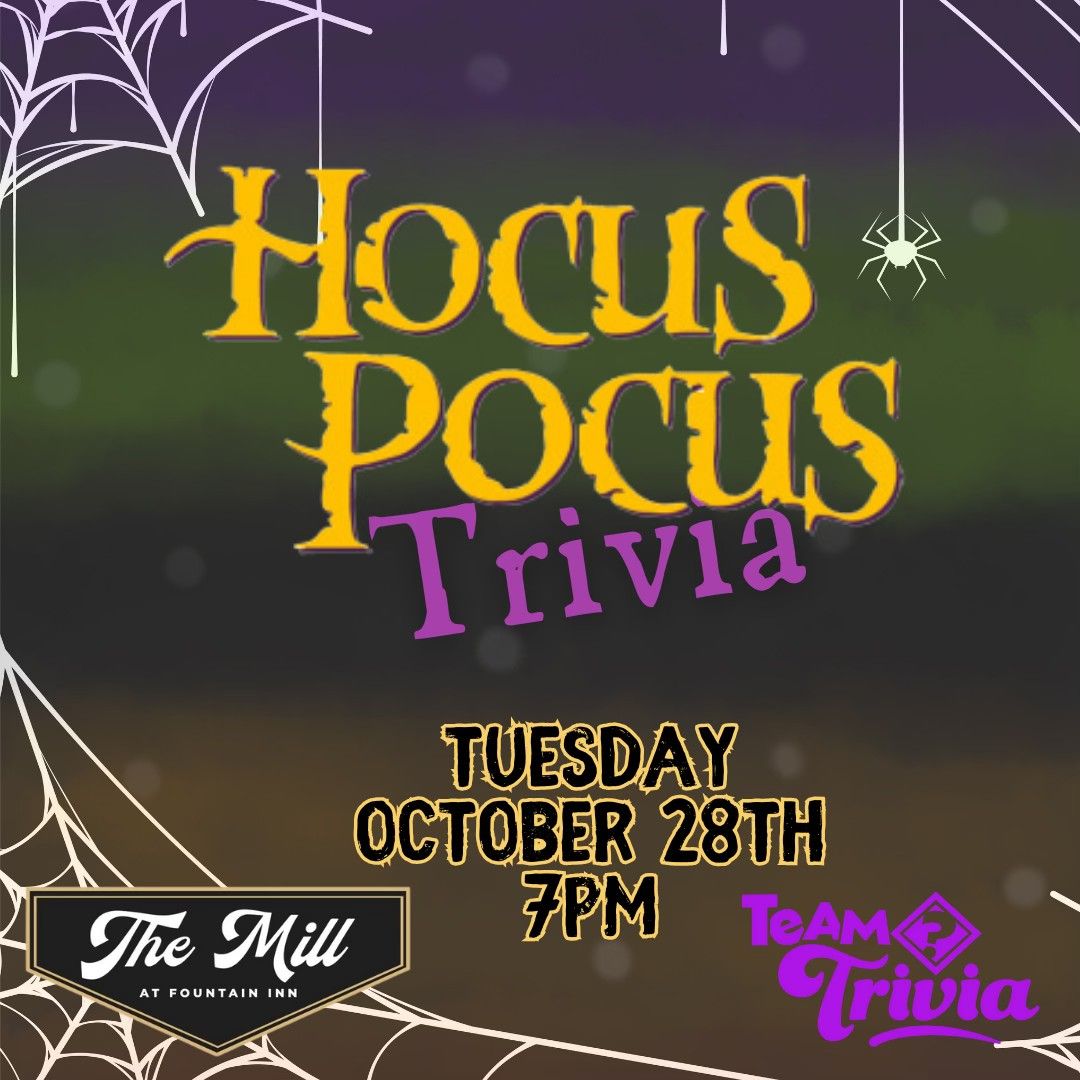 Hocus Pocus Trivia