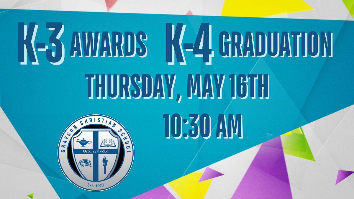 K3 AWARDS \/ K4 GRADUATION