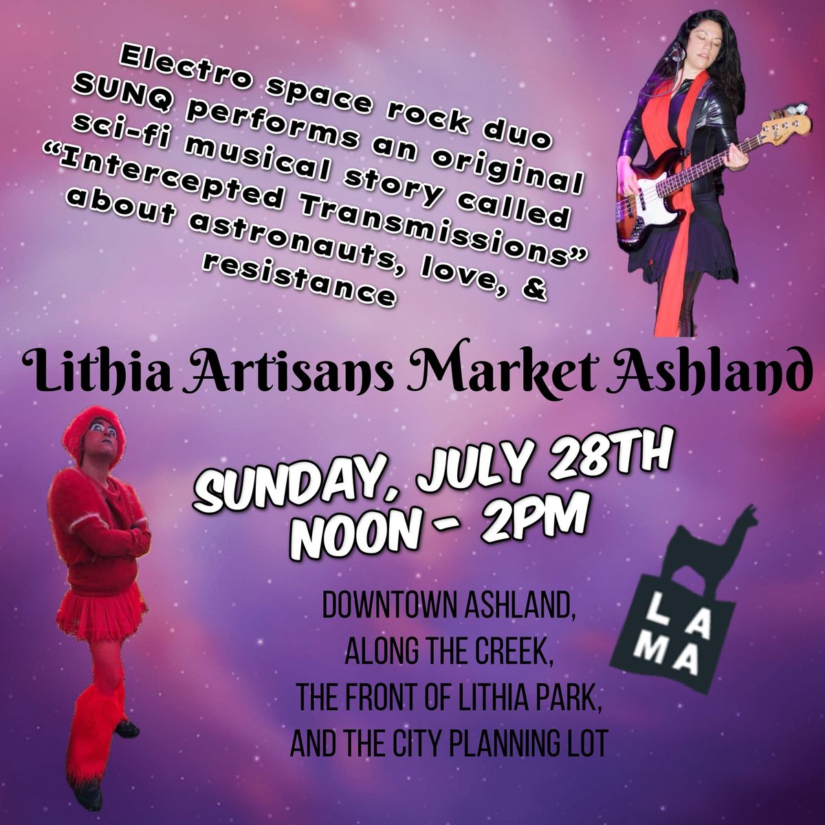 Live at Lithia Artisans Market Ashland!