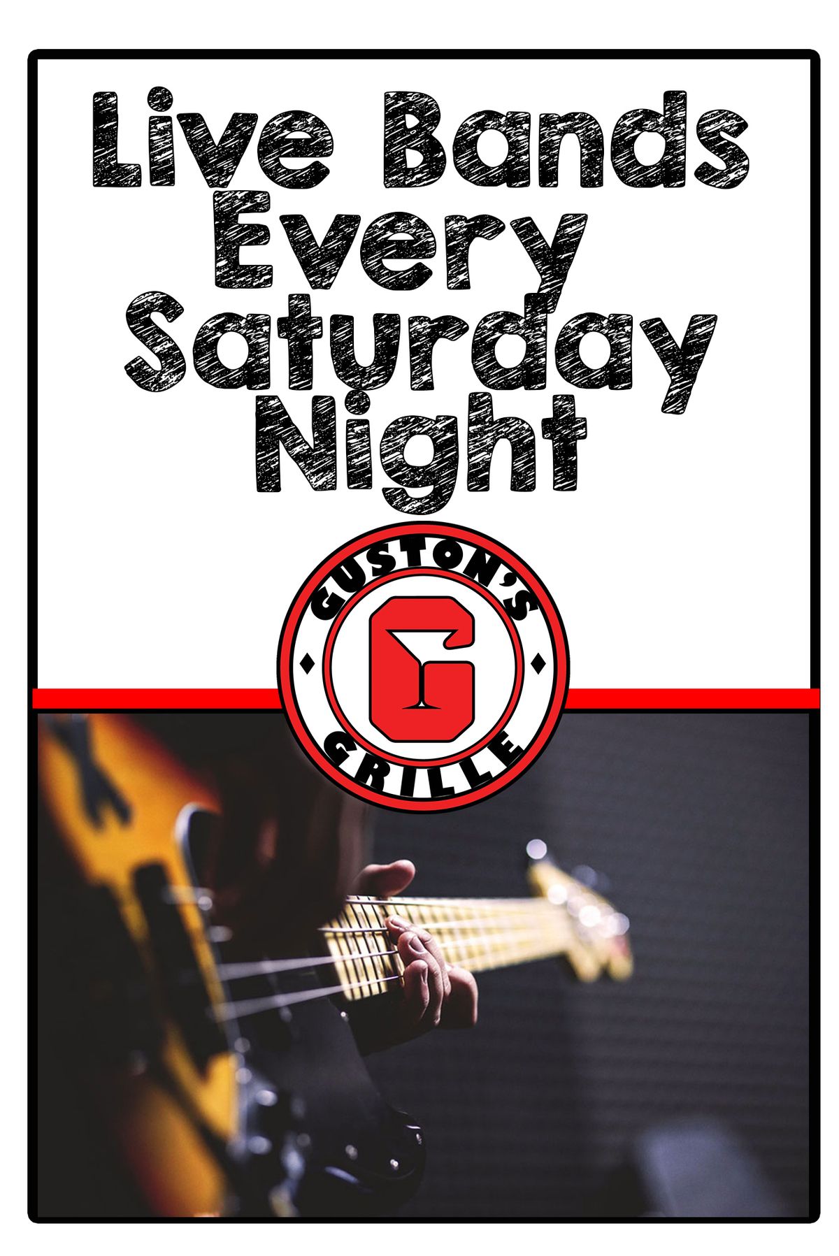 Live Bands every Saturday @ 9:30 PM!