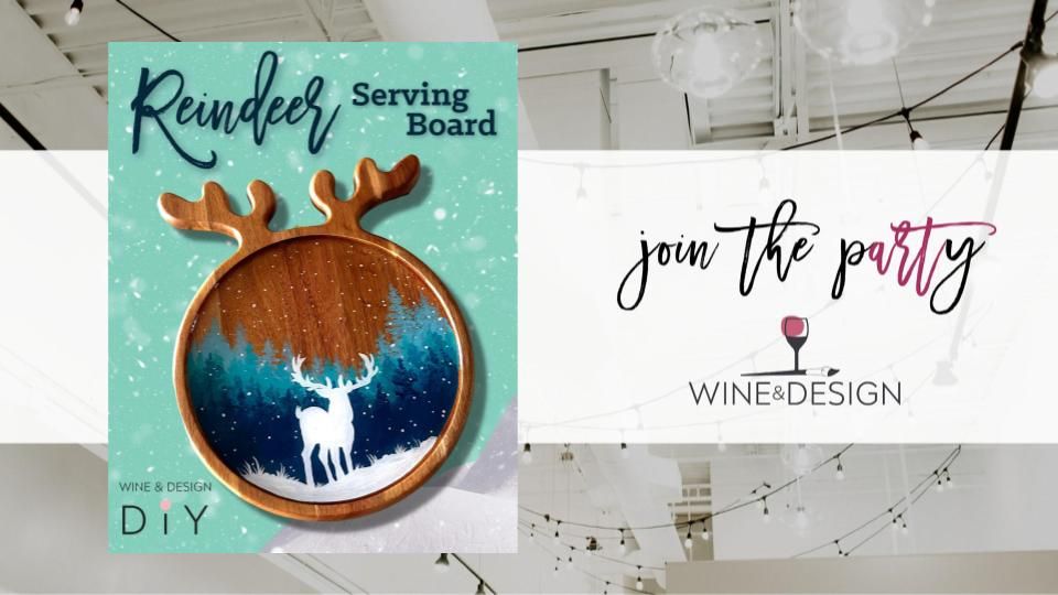 Reindeer Serving Board | Wine & Design