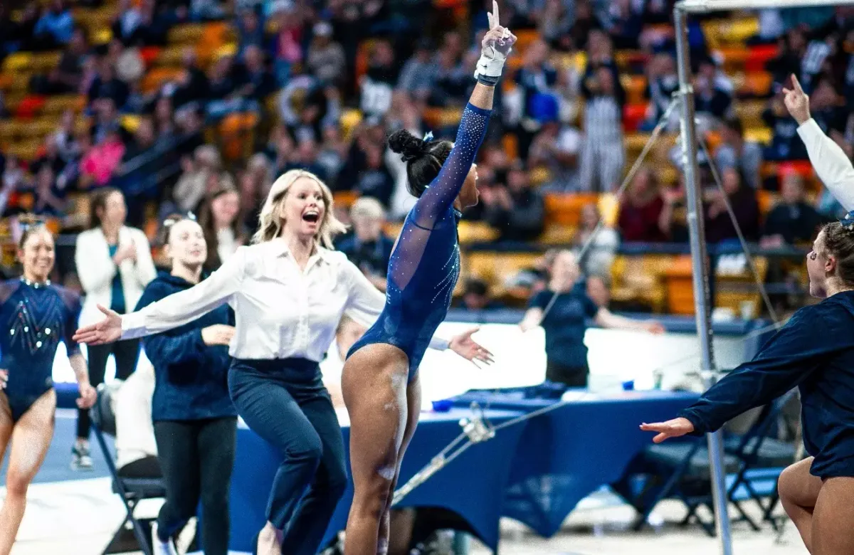 Air Force Falcons at Utah State Aggies Womens Gymnastics