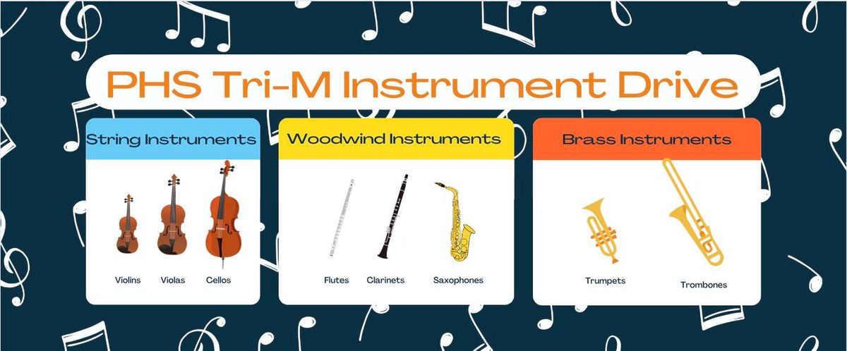 Pittsfield High School Tri-M Instrument Drive