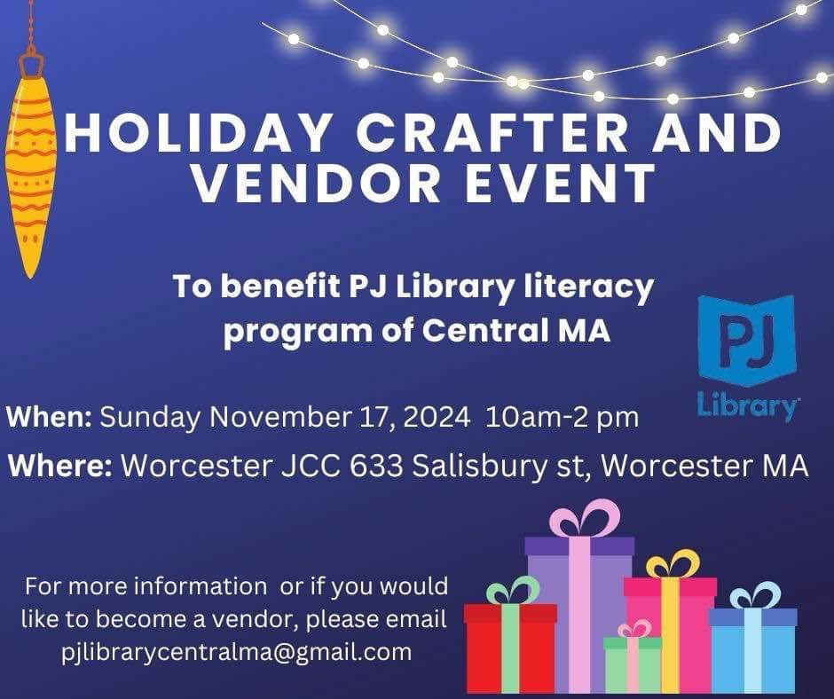 Holiday Craft and Vendor Fair for PJ Library