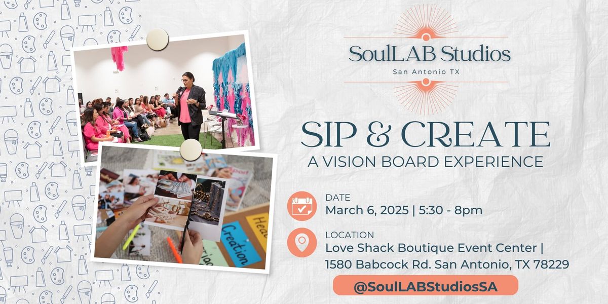 Sip & Create: A Vision Board Experience 