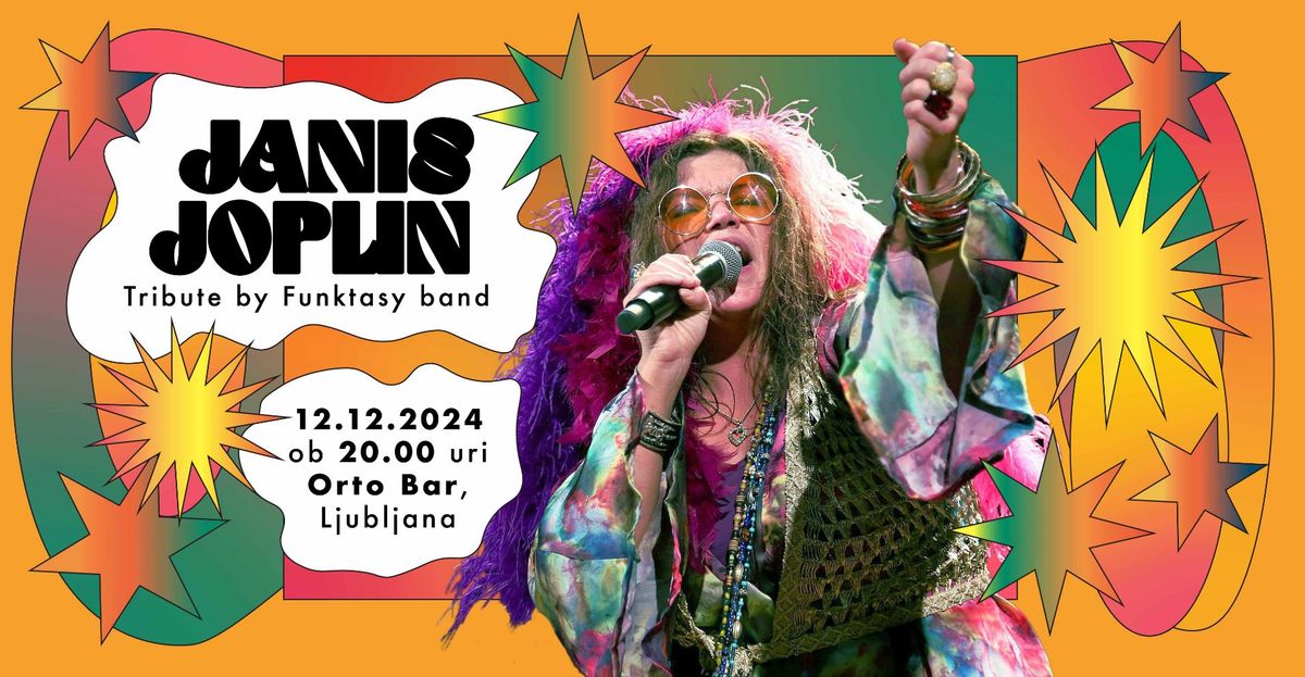 JANIS JOPLIN TRIBUTE by Funktasy Band | Orto Bar | 12.12.2024