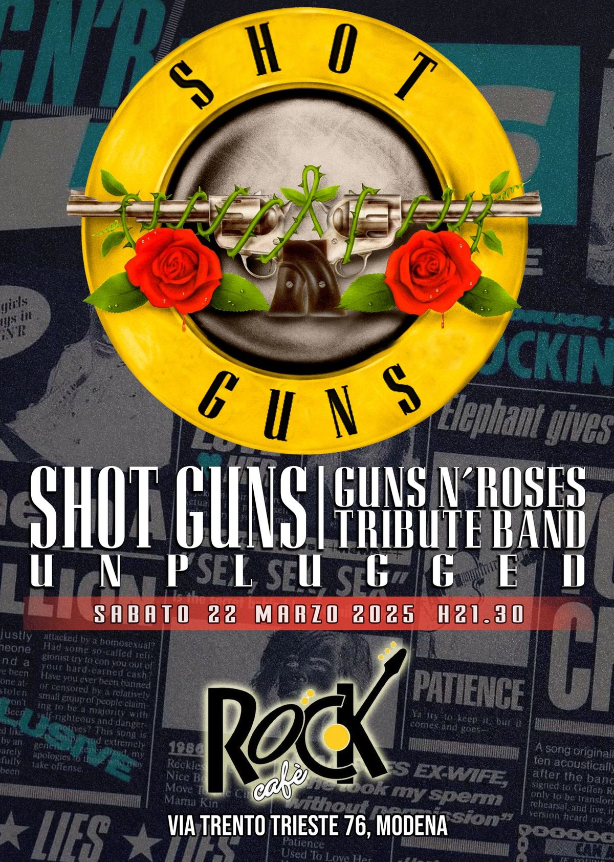 Shot Guns (Unplugged) live @Rock Caf\u00e8, Modena