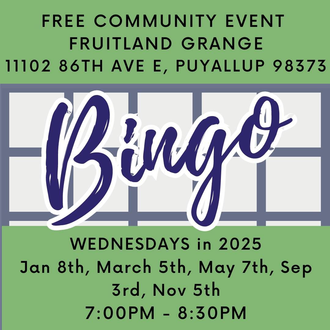 Free Community Event--BINGO