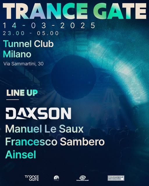 Trance Gate X Tunnel | Daxson_Manuel Le Saux_Sambero_Ainsel