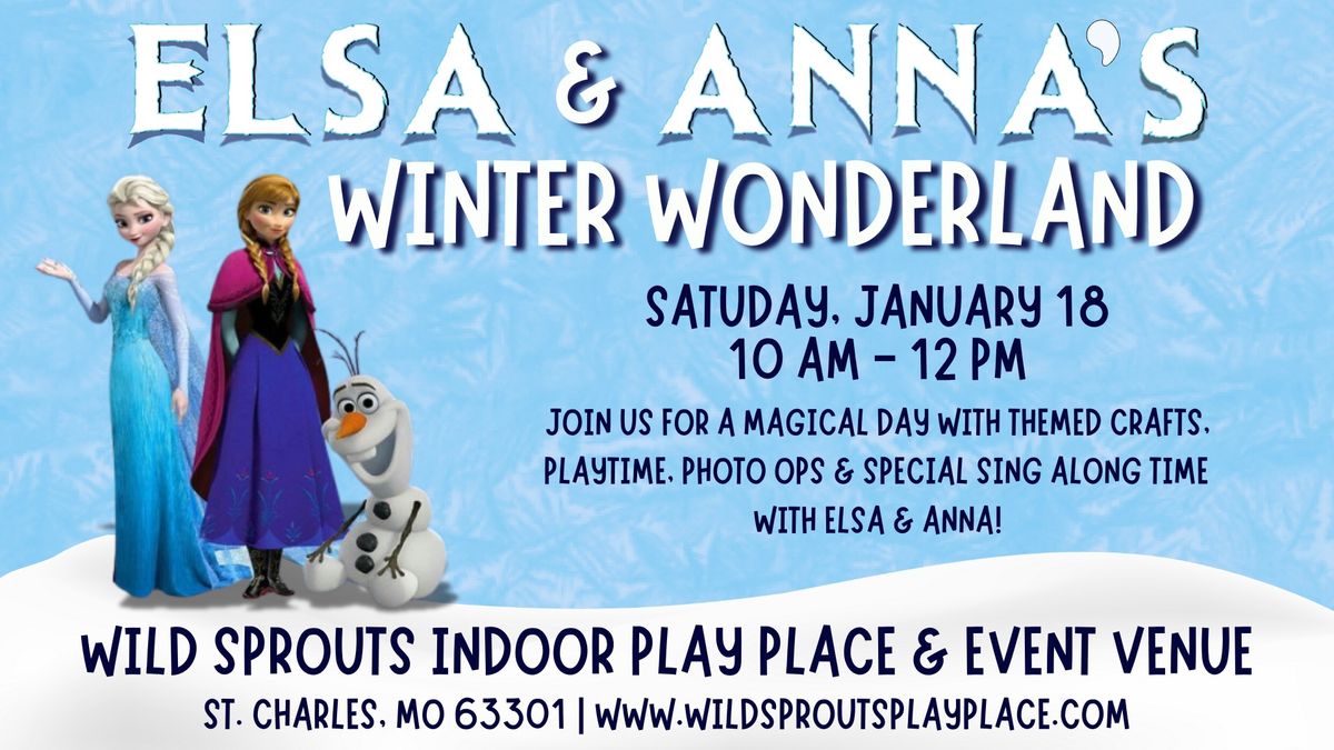 Elsa & Anna's Winter Wonderland at Wild Sprouts