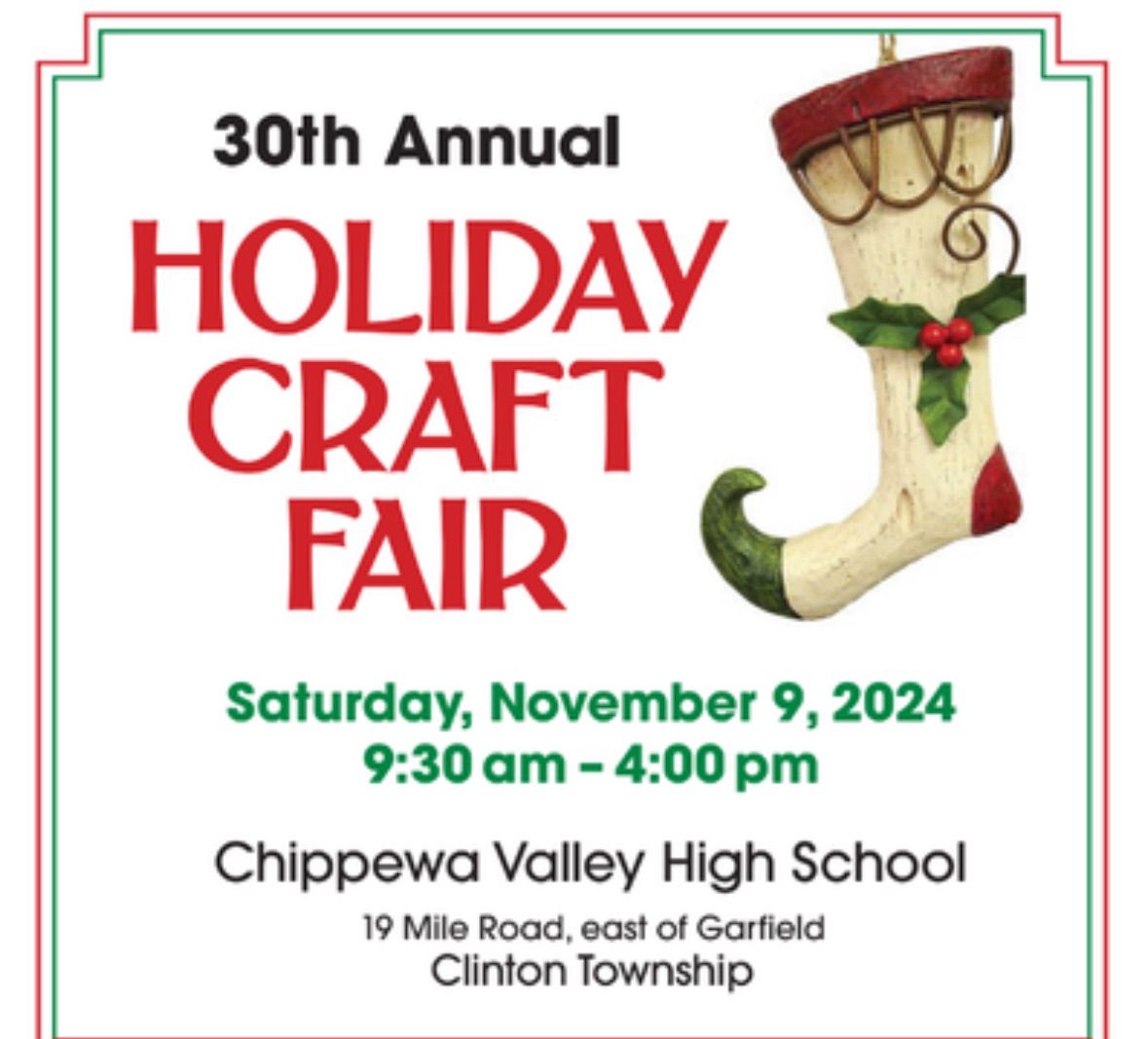 Chippewa Valley High School Craft show