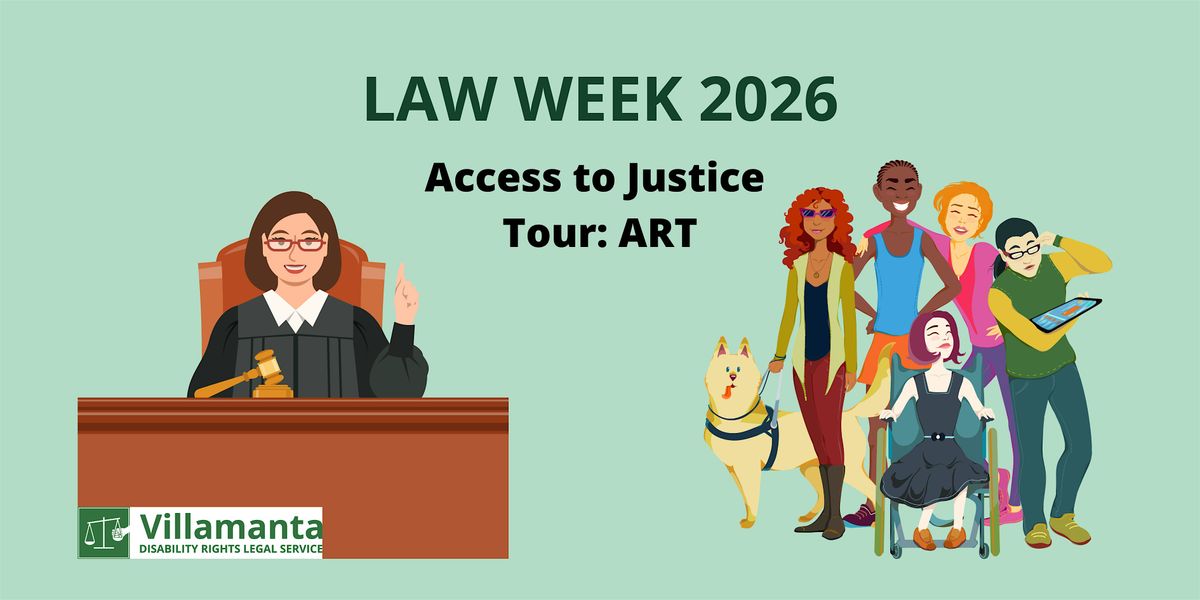 Law Week 2026: Access to Justice Tour of ART for People with Disability