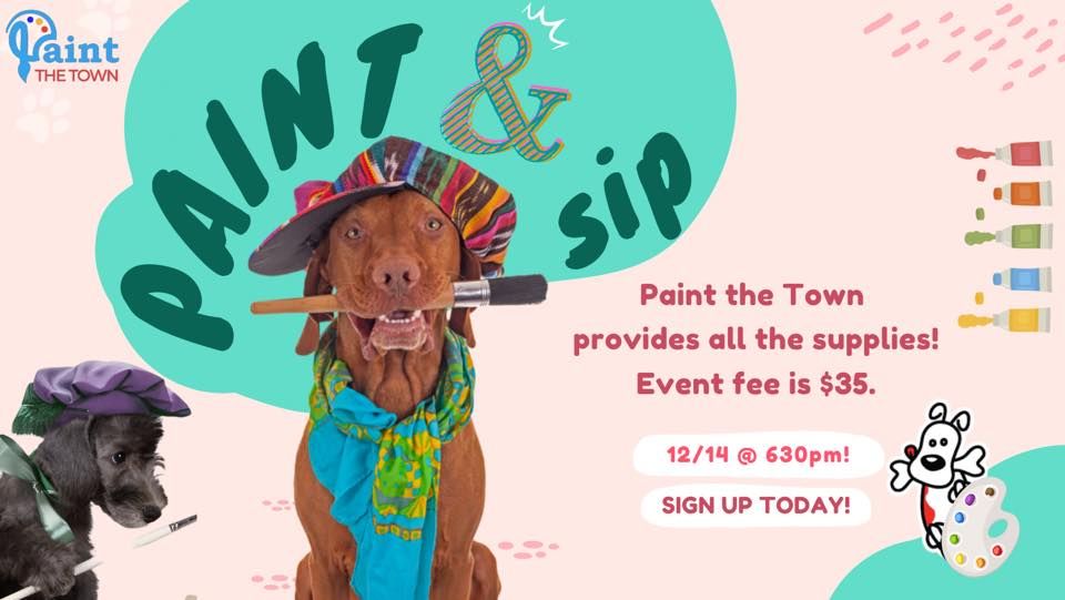 Paint & Sip at Lucky Dog