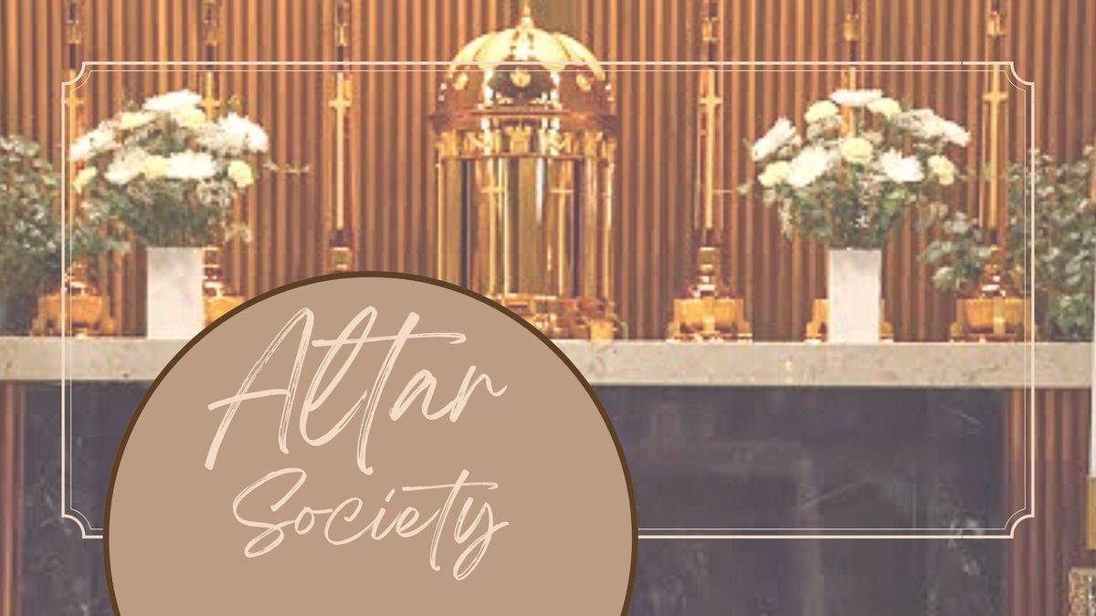 Altar Society Meeting