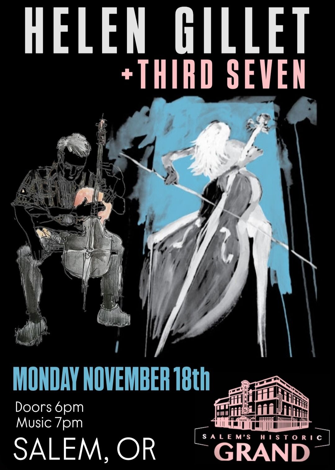 Helen Gillet + Third Seven at Historic Grand Theater (Salem, OR) 