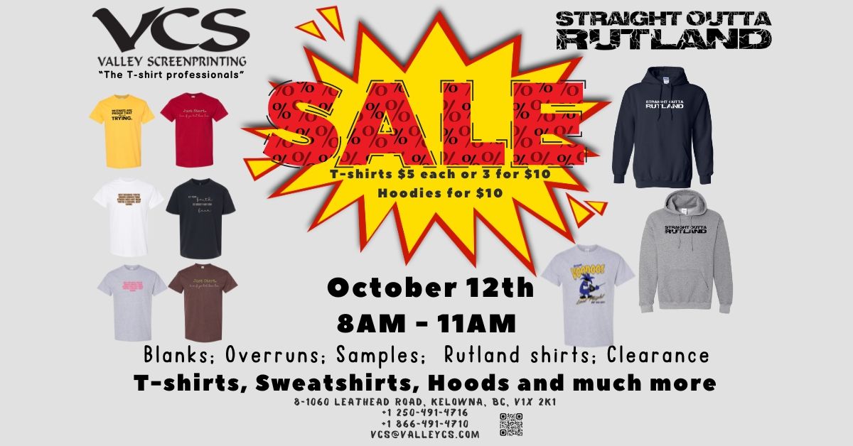 BIG VCS SALE! Overruns; sample; Voodoos; STRAIGHT OUTTA RUTLAND !!!!