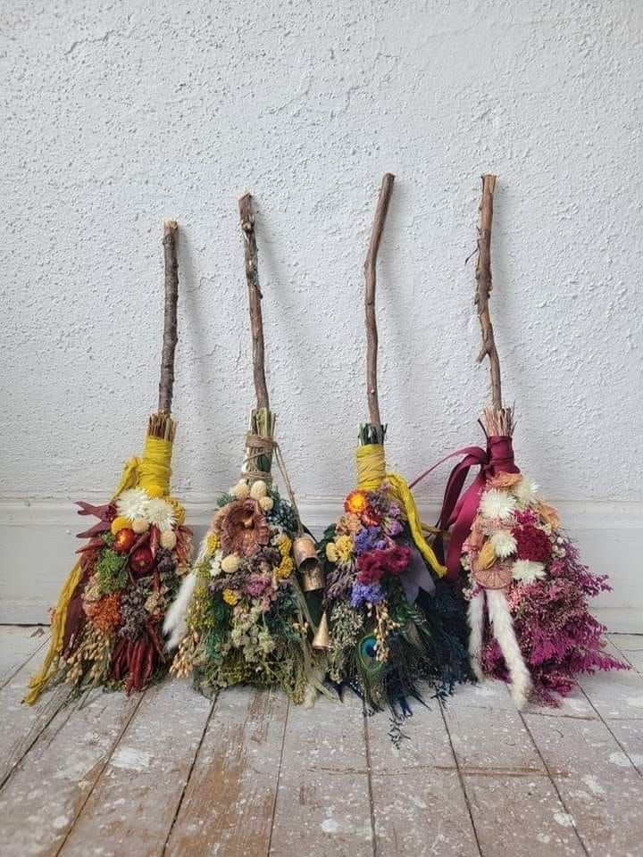 The Green Witch Broom Making Workshop with Jennifer Miller from Tea Leaf Readings in the Valley