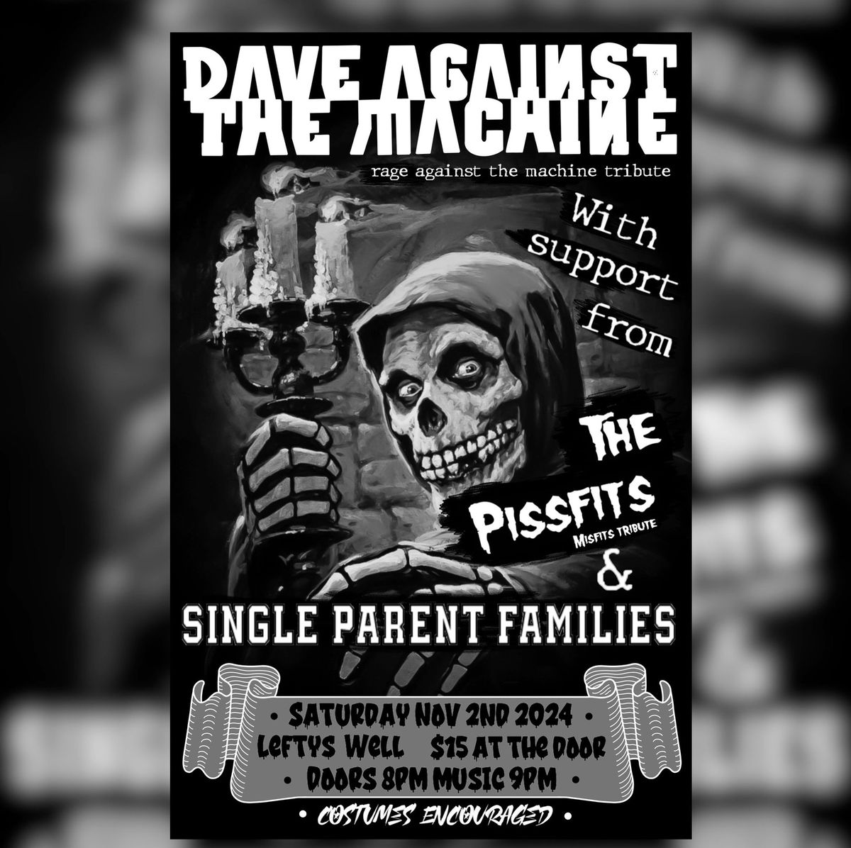 Dave against the machine \/ The pissfits \/ Single parent families 