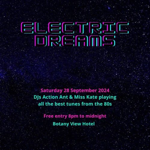 Electric Dreams - Saturday 28 September 2024