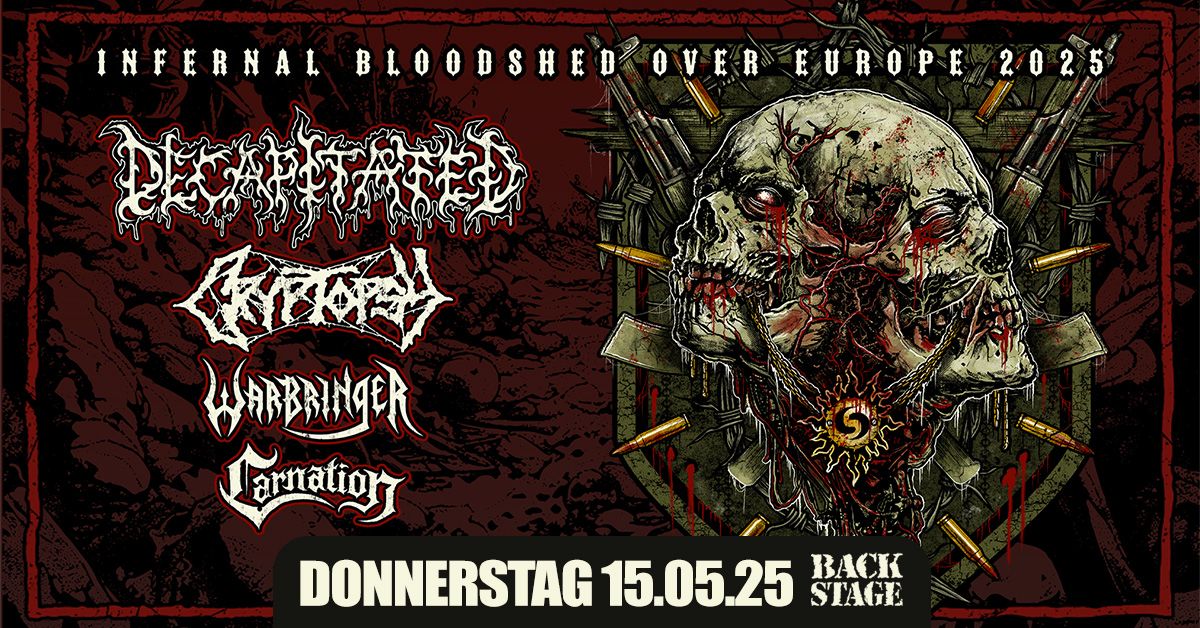 DECAPITATED | INFERNAL BLOODSHED OVER EUROPE 2025 | BACKSTAGE M\u00dcNCHEN 2025