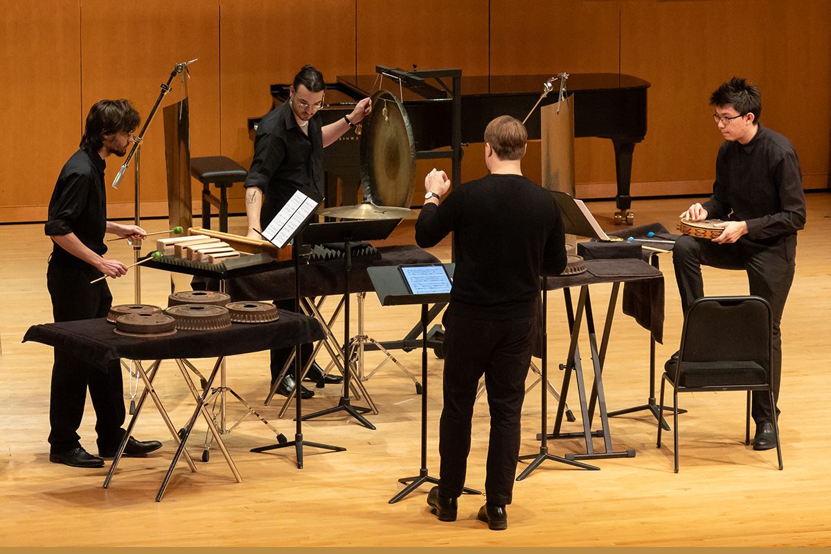 Percussion Ensemble at Michael Klein Music Tent and Harris Concert Hall