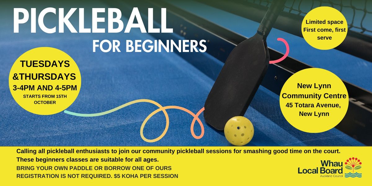 Pickleball for beginners