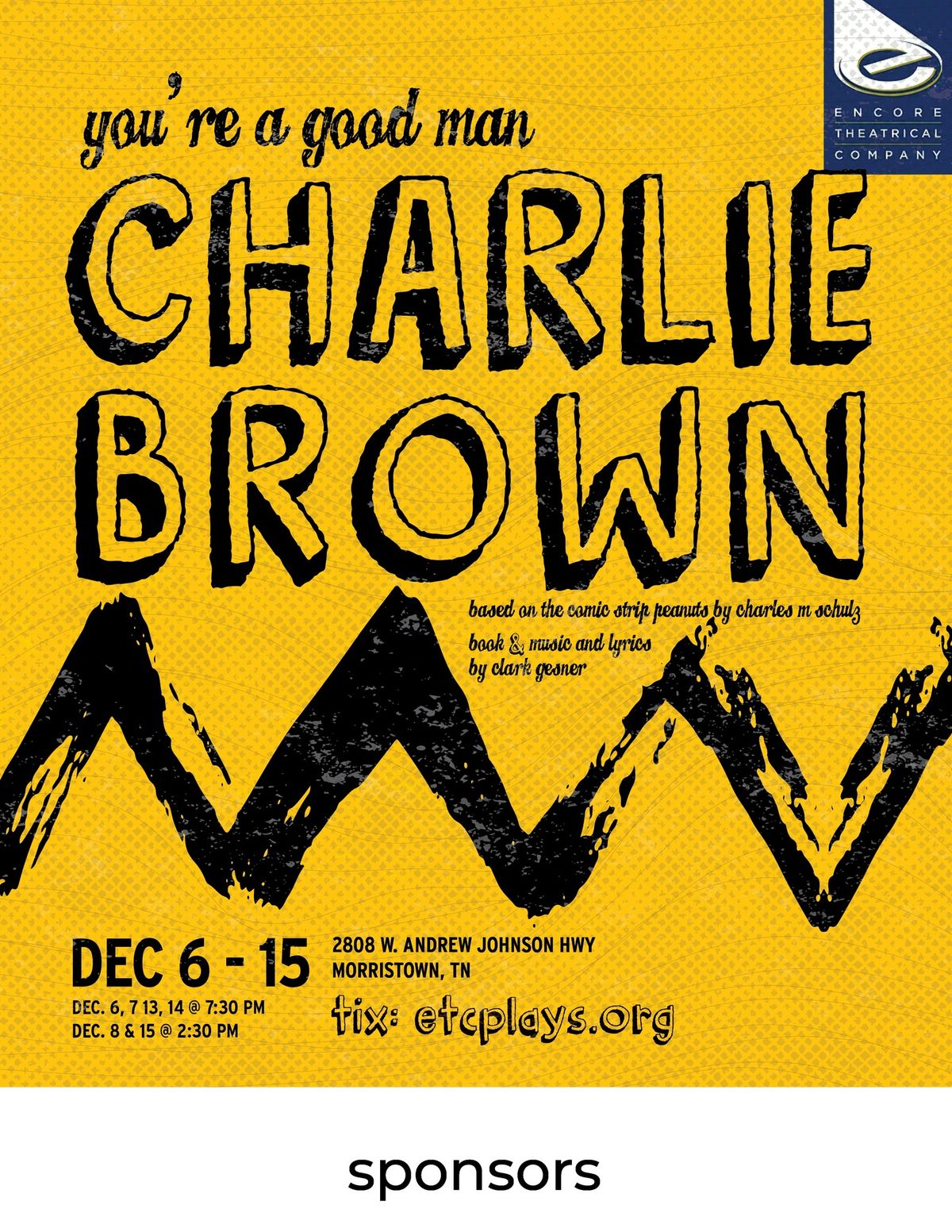 AUDITIONS for \u201cYou\u2019re a Good Man Charlie Brown\u201d