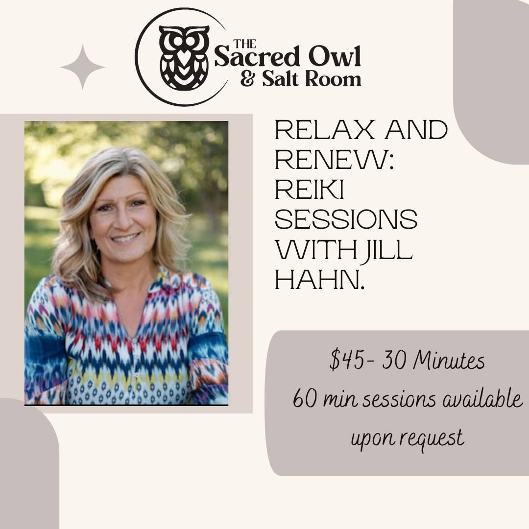 Reiki Sessions with Jill Hahn