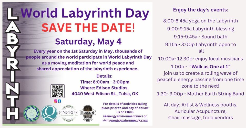 Spring Fundraiser at World Labyrinth Day Event