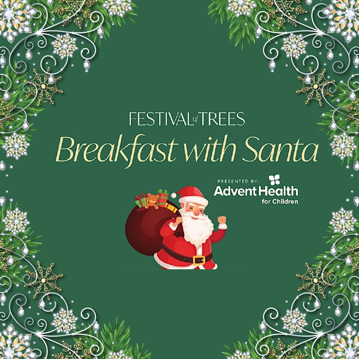 Breakfast with Santa at the Festival of Trees