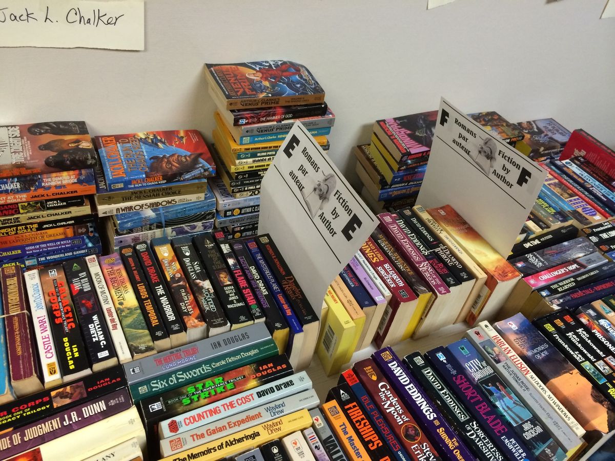 SFF Used Book Sale