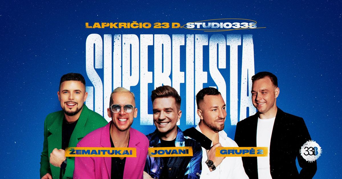 SUPERFIESTA Londone: \u017demaitukai, Grup\u0117 2, Jovani