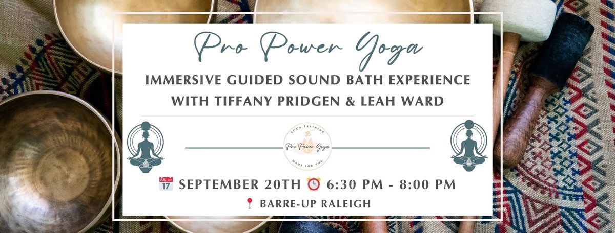 Pro Power Yoga Presents: Holistic Healing Sound Bath - Raleigh NC