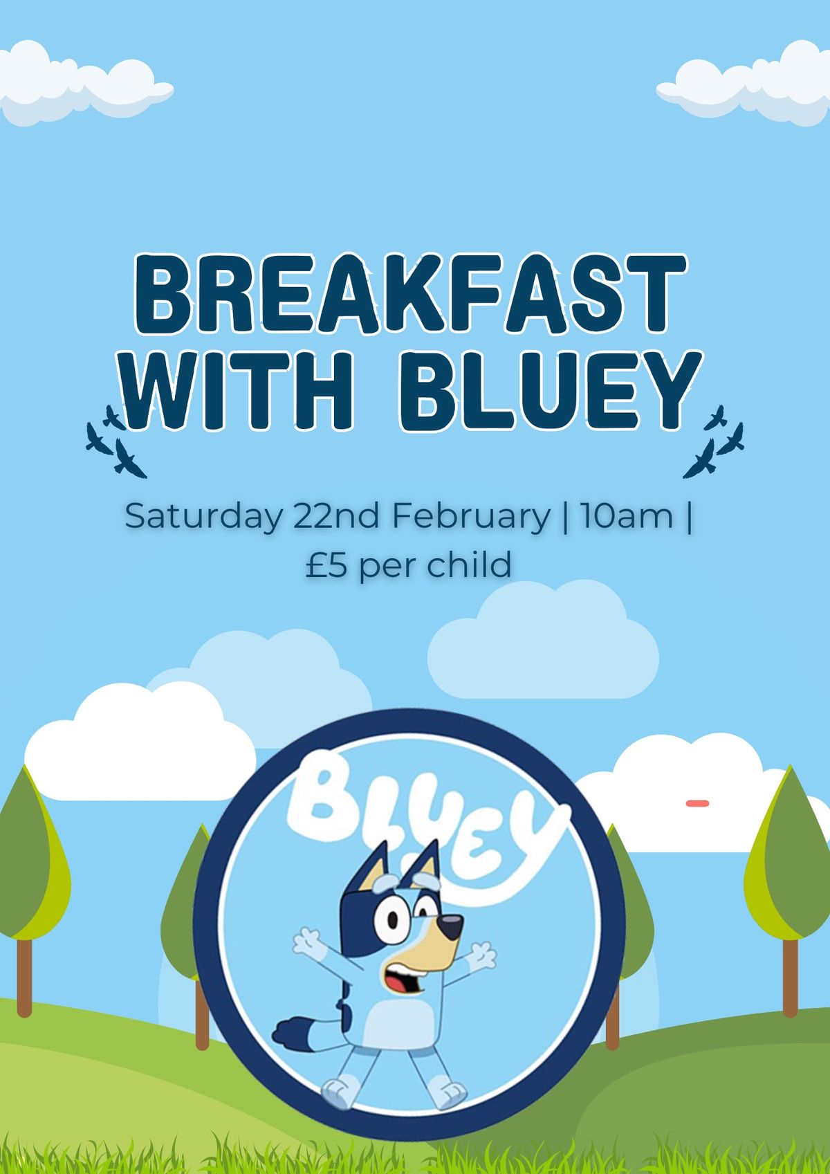 Breakfast with Bluey 