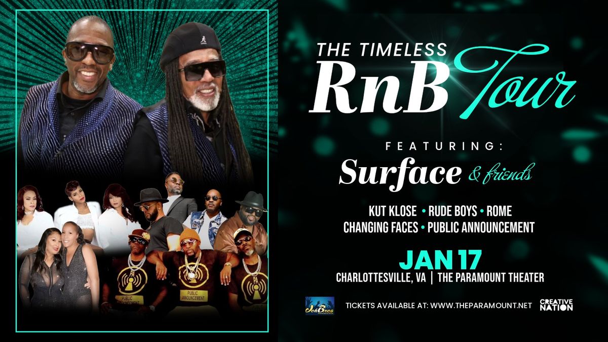 Joh Bros Entertainment Group Presents: Surface & Friends: The Timeless R&B Tour