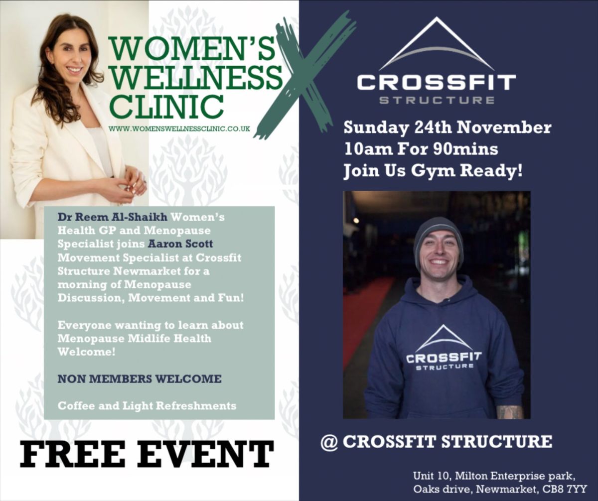 CrossFit Structure Menopause event 