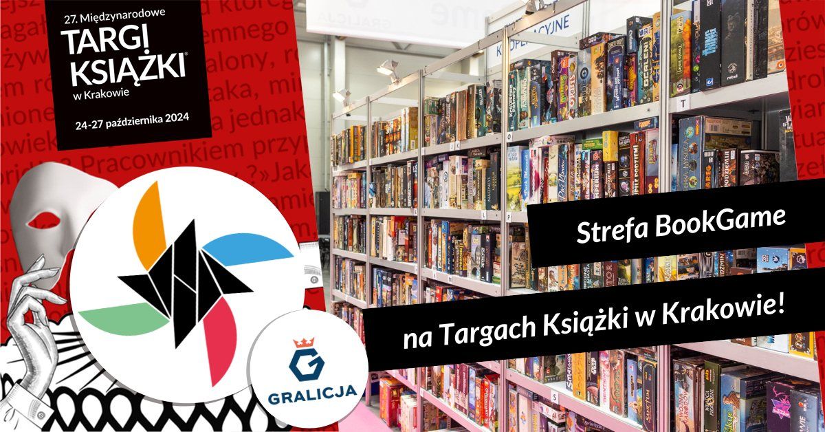 Strefa BookGame na Targach Ksi\u0105\u017cki w Krakowie!