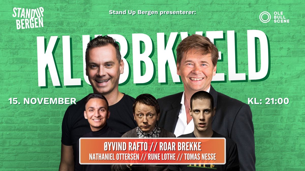 KLUBBKVELD MED STAND UP BERGEN