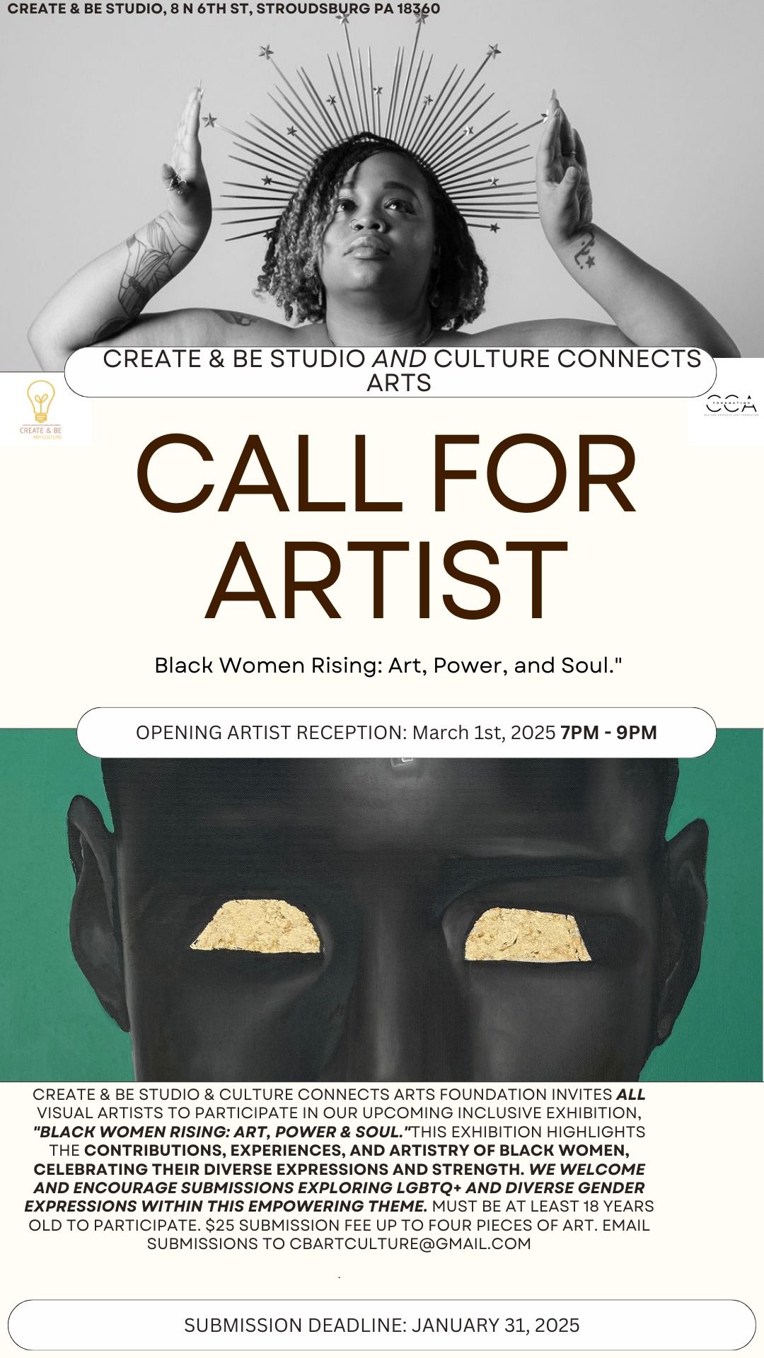 CALL FOR ARTIST: Black Women Rising: Art Power, and Soul 